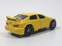 Motor Max 1/64 Scale 6143-6 Yellow Die Cast Toy Car Vehicle