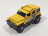 2012 Matchbox MBX Beach Jeep Rescue Concept Yellow 1:70 Scale Die Cast Toy Car Vehicle