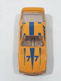 Zee Toys Dyna Wheels No. D97 Pontiac Firebird #77 Yellow Die Cast Toy Car Vehicle