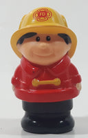 1998 Shelcore Fireman 2 1/2" Tall Toy Figure