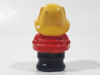 1998 Shelcore Fireman 2 1/2" Tall Toy Figure