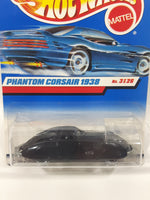 1999 Hot Wheels First Editions '38 Phantom Corsair Black Die Cast Toy Car Vehicle New in Package