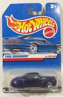 1998 Hot Wheels First Editions Tail Dragger Metalflake Purple Die Cast Toy Car Vehicle New in Package