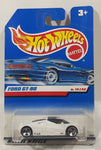 1998 Hot Wheels First Editions Ford GT-90 White Die Cast Toy Car Vehicle New in Package