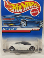 1998 Hot Wheels First Editions Ford GT-90 White Die Cast Toy Car Vehicle New in Package