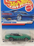 1998 Hot Wheels First Editions Jaguar XK8 Metallic Green Die Cast Toy Car Vehicle New in Package