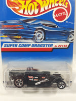 1998 Hot Wheels First Editions Super Comp Dragster Black Die Cast Classic Toy Car Vehicle New in Package