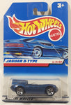 1998 Hot Wheels First Editions Jaguar D-Type Blue Die Cast Toy Car Vehicle New in Package