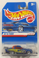 1998 Hot Wheels First Editions At-A-Tude Blue Die Cast Toy Car Vehicle New in Package