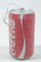 Coca-Cola Frost Covered Can Hanging Christmas Tree Ornament