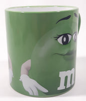 2016 Frankford Candy Mars M & M's Green 4" Tall Ceramic Coffee Mug Cup