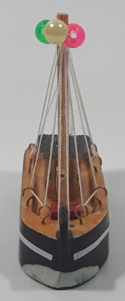 Fishing Trawler Sail Boat Small Wooden Boat Model 2 3/4 Long – Treasure  Valley Antiques & Collectibles