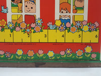 Vintage 1971 Fisher Price Little People 923 Play Family School 12" Long Toy School House Building