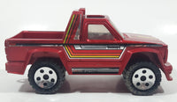 Rare 1989 Buddy L Pickup Truck Red Pressed Steel and Plastic Die Cast Toy Car Vehicle