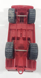 Rare 1989 Buddy L Pickup Truck Red Pressed Steel and Plastic Die Cast Toy Car Vehicle