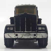 Vintage Tonka 58150 Kenworth Tow Truck 24 HR Towing / Remorquarge Silver and Black Pressed Steel and Plastic Die Cast Toy Car Vehicle