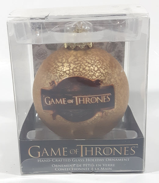 2014 HBO Game of Thrones Kurt S. Alder Hand Crafted Glass Holiday Ornament New with Packaging