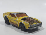 ﻿Vintage 1972 Lesney Matchbox Superfast No. 44 Boss Mustang Yellow Die Cast Toy Car Vehicle