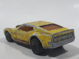 ﻿Vintage 1972 Lesney Matchbox Superfast No. 44 Boss Mustang Yellow Die Cast Toy Car Vehicle