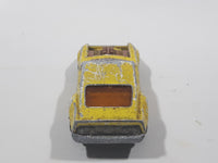 ﻿Vintage 1972 Lesney Matchbox Superfast No. 44 Boss Mustang Yellow Die Cast Toy Car Vehicle