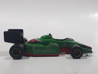 Vintage Majorette No. 238 F1 Racing Benellon 1/55 Scale Green Die Cast Toy Race Car Vehicle