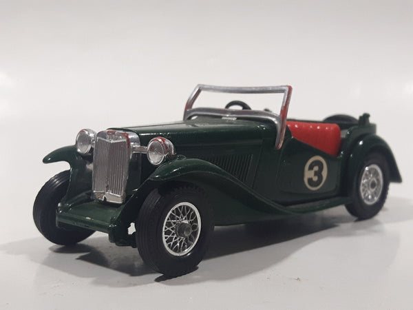 Vintage 1977 Lesney Matchbox Models of YesterYear No. Y-8 1945 MG T.C. #3 Green Die Cast Toy Antique Car Vehicle