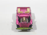 Vintage 1971 Lesney Matchbox Superfast No. 2 Jeep Hot Rod Pink Die Cast Toy Car Vehicle