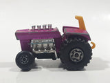 Vintage 1972 Lesney Products Matchbox No. 29 Mod Tractor Magenta Pink Die Cast Toy Car Farming Equipment Machinery Vehicle