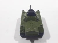 Vintage 1973 Lesney Matchbox Rolamatics No. 73 Weasel Tank Army Olive Green Die Cast Toy Car Vehicle