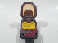 Vintage 1973 Lesney Matchbox Rolamatics No. 39 Clipper Magenta Dark Pink Die Cast Toy Car Vehicle