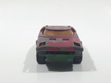 Vintage 1973 Lesney Matchbox Rolamatics No. 39 Clipper Magenta Dark Pink Die Cast Toy Car Vehicle