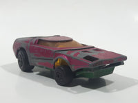 Vintage 1973 Lesney Matchbox Rolamatics No. 39 Clipper Magenta Dark Pink Die Cast Toy Car Vehicle