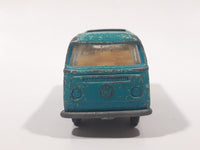 Vintage 1970 Lesney Matchbox Series Superfast No. 23 Volkswagen Camper Dormobile Blue Die Cast Toy Car Vehicle