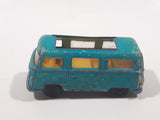 Vintage 1970 Lesney Matchbox Series Superfast No. 23 Volkswagen Camper Dormobile Blue Die Cast Toy Car Vehicle