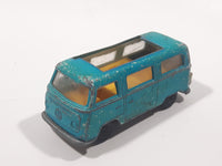 Vintage 1970 Lesney Matchbox Series Superfast No. 23 Volkswagen Camper Dormobile Blue Die Cast Toy Car Vehicle