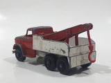 Vintage 1968 Lesney Matchbox Series No. 71 Ford Heavy Wrecker Truck Red and White Die Cast Toy Car Vehicle