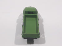 Vintage Miniature Green Truck Die Cast Toy Car Vehicle Made in Singapore