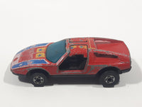 1974 Hot Wheels Flying Colors Mercedes Benz C-111 Red BW Die Cast Toy Car Vehicle Opening Gull Wing Doors