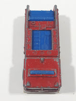 1982 Hot Wheels Fire Eater Red Fire Truck Die Cast Toy Car Vehicle - BW - Blue Lights