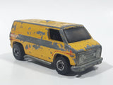 Vintage 1977 Hot Wheels Super Van Paramedic Yellow Die Cast Toy Car Vehicle BW - Hong Kong