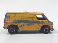 Vintage 1977 Hot Wheels Super Van Paramedic Yellow Die Cast Toy Car Vehicle BW - Hong Kong