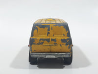 Vintage 1977 Hot Wheels Super Van Paramedic Yellow Die Cast Toy Car Vehicle BW - Hong Kong