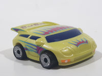 Phat Boyz Bad Boy Yellow Flat Thin Lower Rider Die Cast Toy Car Vehicle