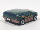 Phat Boyz 2004 Ford Motor Co SUV Green Flat Thin Lower Rider Die Cast Toy Car Vehicle