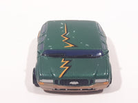 Phat Boyz 2004 Ford Motor Co SUV Green Flat Thin Lower Rider Die Cast Toy Car Vehicle