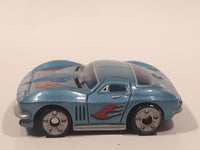 Phat Boyz Corvette Blue Flat Thin Lower Rider Die Cast Toy Car Vehicle