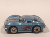 Phat Boyz Corvette Blue Flat Thin Lower Rider Die Cast Toy Car Vehicle