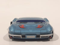 Phat Boyz Corvette Blue Flat Thin Lower Rider Die Cast Toy Car Vehicle