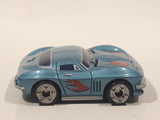 Phat Boyz Corvette Blue Flat Thin Lower Rider Die Cast Toy Car Vehicle