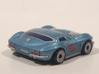 Phat Boyz Corvette Blue Flat Thin Lower Rider Die Cast Toy Car Vehicle